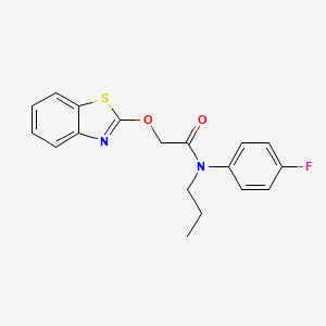 2-[(1,3-Benzothiazol-2-yl)oxy]-N-(4-fluorophenyl)-N-propylacetamide