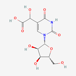molecular formula C11H14N2O9 B1257005 5-(Carboxyhydroxymethyl)uridine 