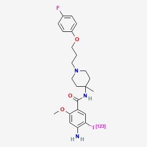 molecular formula C23H29FIN3O3 B1257016 Unii-L1FV2hfg5F CAS No. 176850-92-3