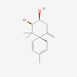 molecular formula C15H21BrO B1257018 (-)-Obtusadiene 
