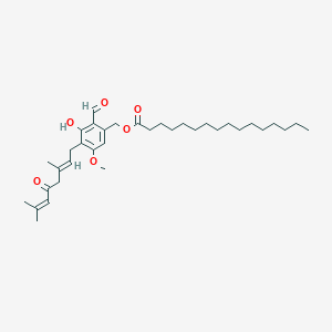 molecular formula C35H54O6 B1257019 Hericenone C CAS No. 137592-03-1