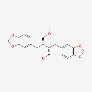 molecular formula C22H26O6 B1257021 Cubebin dimethyl ether 