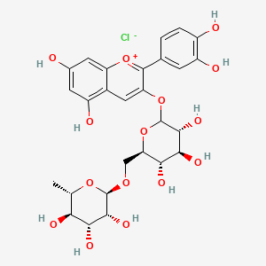 molecular formula C27H31ClO15 B1257026 Cyanidin-3-rutinoside 