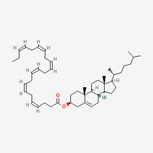 [(3S,8S,9S,10R,13R,14S,17R)-10,13-dimethyl-17-[(2R)-6-methylheptan-2-yl]-2,3,4,7,8,9,11,12,14,15,16,17-dodecahydro-1H-cyclopenta[a]phenanthren-3-yl] (4Z,7Z,10Z,13Z,16Z,19Z)-docosa-4,7,10,13,16,19-hexaenoate