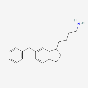 1H-Indene-1-butanamine, 2,3-dihydro-6-(phenylmethyl)-