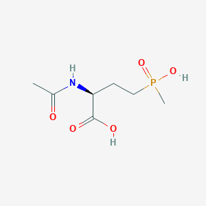 molecular formula C7H14NO5P B1257035 N-Acetyl-L-phosphinothricin 