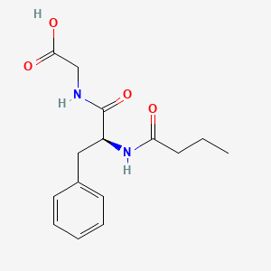 N-Butanoyl-L-phenylalanylglycine