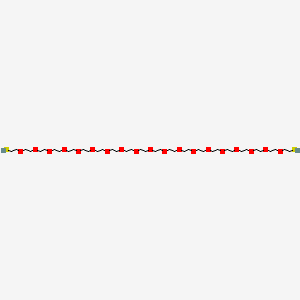 3,6,9,12,15,18,21,24,27,30,33,36,39,42,45,48,51,54,57-Nonadecaoxanonapentacontane-1,59-dithiol