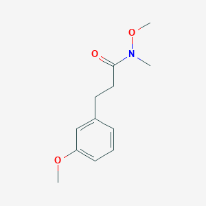 N-Methyl-N-methoxy-3-methoxybenzenepropanamide