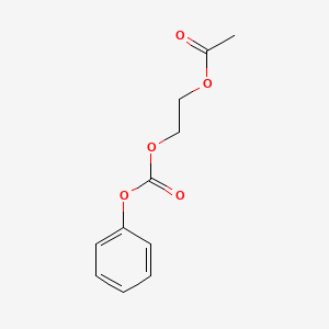 2-[(Phenoxycarbonyl)oxy]ethyl acetate