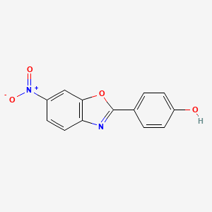 4-(6-Nitro-1,3-benzoxazol-2(3H)-ylidene)cyclohexa-2,5-dien-1-one