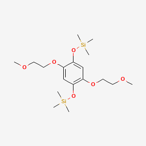 1,4-Bis(trimethylsiloxy)-2,5-bis(2-methoxyethoxy)benzene