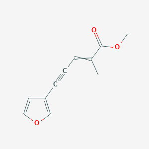 Methyl 5-(furan-3-yl)-2-methylpent-2-en-4-ynoate