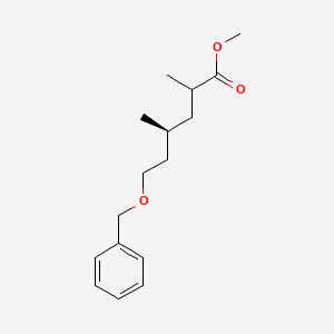 Methyl (4S)-6-(benzyloxy)-2,4-dimethylhexanoate