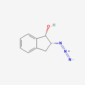 1H-Inden-1-ol, 2-azido-2,3-dihydro-, (1S,2R)-