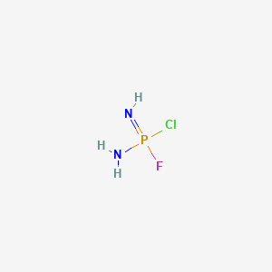 molecular formula ClFH3N2P B12570497 Phosphoramidimidic chloride fluoride CAS No. 190003-91-9