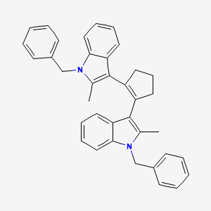 3,3'-(Cyclopent-1-ene-1,2-diyl)bis(1-benzyl-2-methyl-1H-indole)