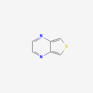 molecular formula C6H4N2S B1257052 Thieno[3,4-B]pyrazine CAS No. 272-43-5