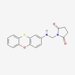 2,5-Pyrrolidinedione, 1-[(2-phenoxathiinylamino)methyl]-