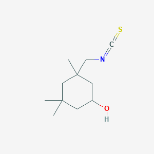 3-(Isothiocyanatomethyl)-3,5,5-trimethylcyclohexan-1-ol