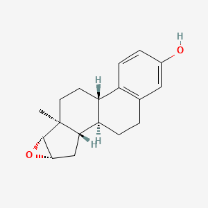 molecular formula C18H22O2 B1257057 16alpha,17alpha-Epoxyestra-1,3,5-trien-3-ol CAS No. 472-57-1