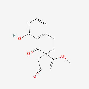 molecular formula C15H14O4 B1257061 Nidemone 