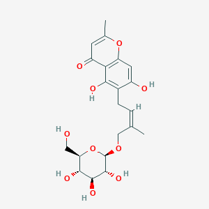 molecular formula C21H26O10 B1257063 Cnidimoside A 