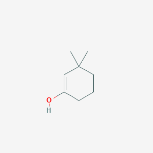 molecular formula C8H14O B1257065 3,3-二甲基-1-环己烯-1-醇 
