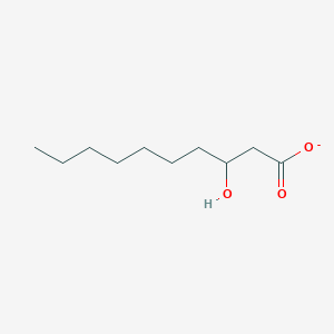 molecular formula C10H19O3- B1257068 3-Hydroxydecanoate 