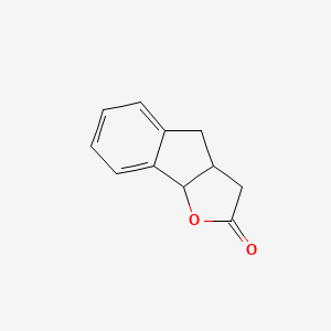 3,3a,4,8b-Tetrahydro-2H-indeno[1,2-b]furan-2-one