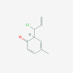 6-(1-Chloroprop-2-en-1-yl)-4-methylcyclohexa-2,4-dien-1-one