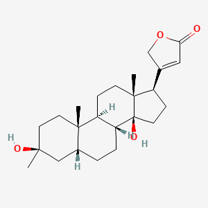 molecular formula C24H36O4 B1257079 3-Methyldigitoxigenin CAS No. 55547-62-1