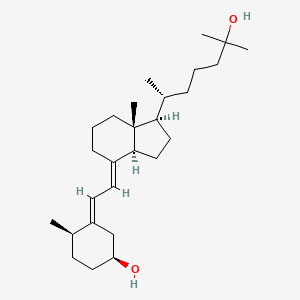 (1S,3E,4R)-3-[(2E)-2-[(1R,3aS,7aR)-1-[(2R)-6-hydroxy-6-methylheptan-2-yl]-7a-methyl-2,3,3a,5,6,7-hexahydro-1H-inden-4-ylidene]ethylidene]-4-methylcyclohexan-1-ol