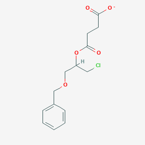 4-{[1-(Benzyloxy)-3-chloropropan-2-yl]oxy}-4-oxobutanoate