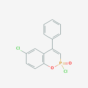 2,6-Dichloro-4-phenyl-2H-1,2lambda~5~-benzoxaphosphinin-2-one