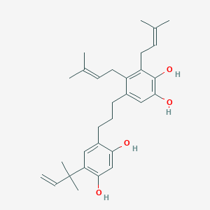 molecular formula C30H40O4 B1257091 kazinol C 