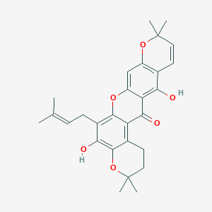 molecular formula C28H30O6 B1257092 Mangostenone B 