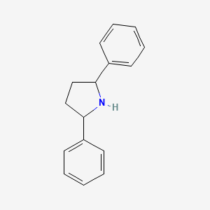 molecular formula C16H17N B1257105 2,5-Diphenylpyrrolidine 