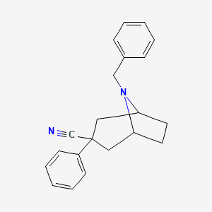 8-Benzyl-3-phenyl-8-azabicyclo[3.2.1]octane-3-carbonitrile