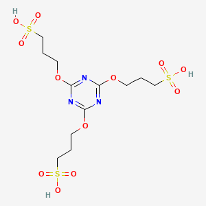 1-Propanesulfonic acid, 3,3',3''-[1,3,5-triazine-2,4,6-triyltris(oxy)]tris-