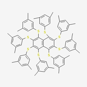 Octakis[(3,5-dimethylphenyl)sulfanyl]naphthalene