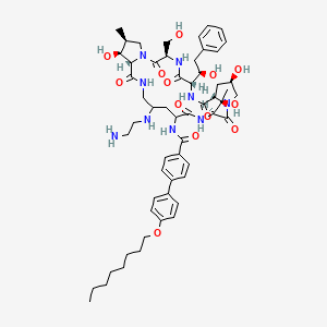 molecular formula C56H79N9O13 B1257115 Aminocandin 