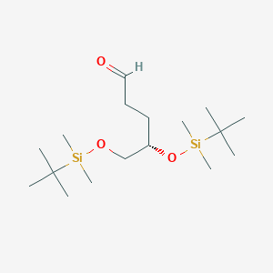 Pentanal, 4,5-bis[[(1,1-dimethylethyl)dimethylsilyl]oxy]-, (4S)-