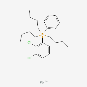 Lead--tributyl(2,3-dichlorophenyl)phenyl-lambda~5~-phosphane (1/1)