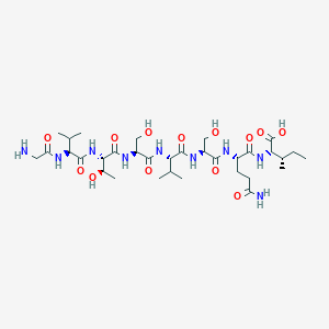 Glycyl-L-valyl-L-threonyl-L-seryl-L-valyl-L-seryl-L-glutaminyl-L-isoleucine