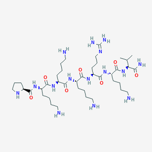 L-Prolyl-L-lysyl-L-lysyl-L-lysyl-N~5~-(diaminomethylidene)-L-ornithyl-L-lysyl-L-valinamide