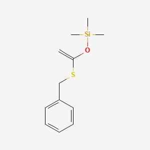 Silane, trimethyl[[1-[(phenylmethyl)thio]ethenyl]oxy]-