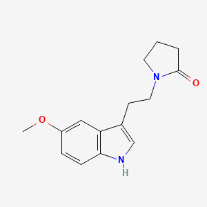 1-[2-(5-Methoxy-1H-indol-3-yl)ethyl]pyrrolidin-2-one