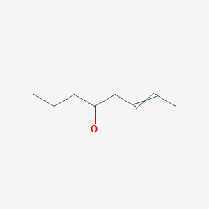 molecular formula C8H14O B12571338 Oct-6-en-4-one CAS No. 185678-49-3