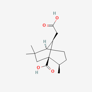 molecular formula C14H22O4 B1257136 Isishippuric acid B 